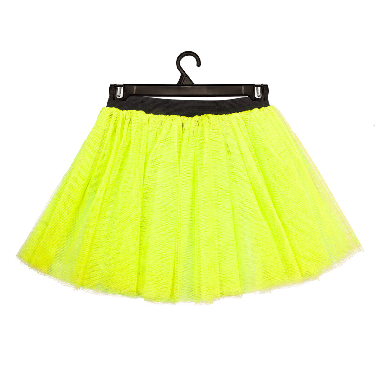 Op deze afbeelding zie je een Kostuums, van het merk Boland. Neon Gele Tutu Extra Fout Vrouw