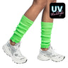 Paar Beenwarmers Basic Neongroen Uv