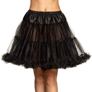 Op deze afbeelding zie je een Kostuums, van het merk Boland. Petticoat De Luxe Zwart Vrouw