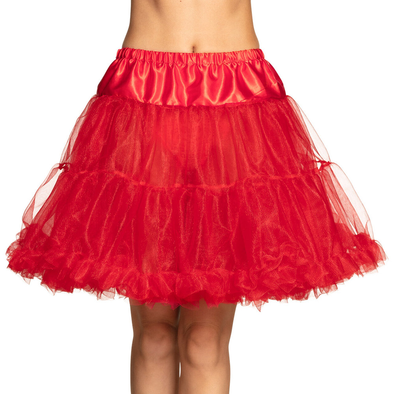Op deze afbeelding zie je een Kostuums, van het merk Boland. Petticoat De Luxe Rood Vrouw