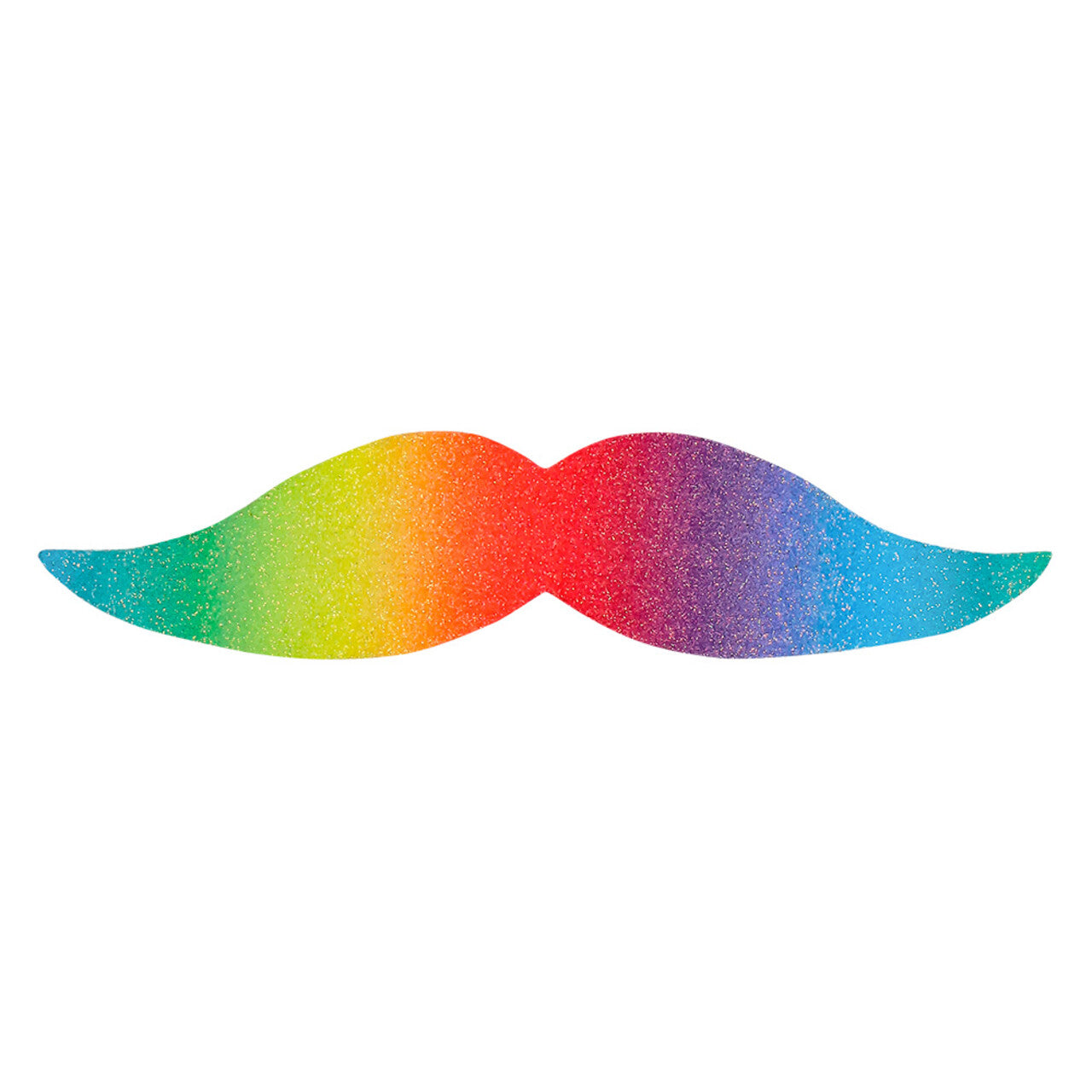 Op deze afbeelding zie je een Accessoires, van het merk Boland. 6x Magische Regenboog Snor