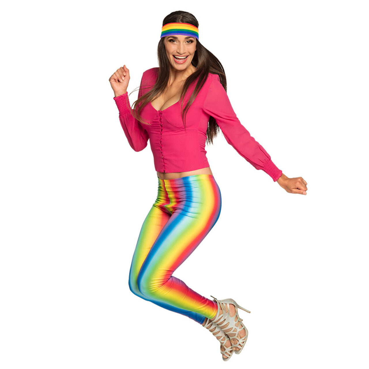 Op deze afbeelding zie je een Accessoires, van het merk Boland. Zweet Hoofdband Regenboog