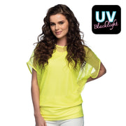 Op deze afbeelding zie je een Kostuums, van het merk Boland. Sunny Dance Shirt Visnet Geel Vrouw