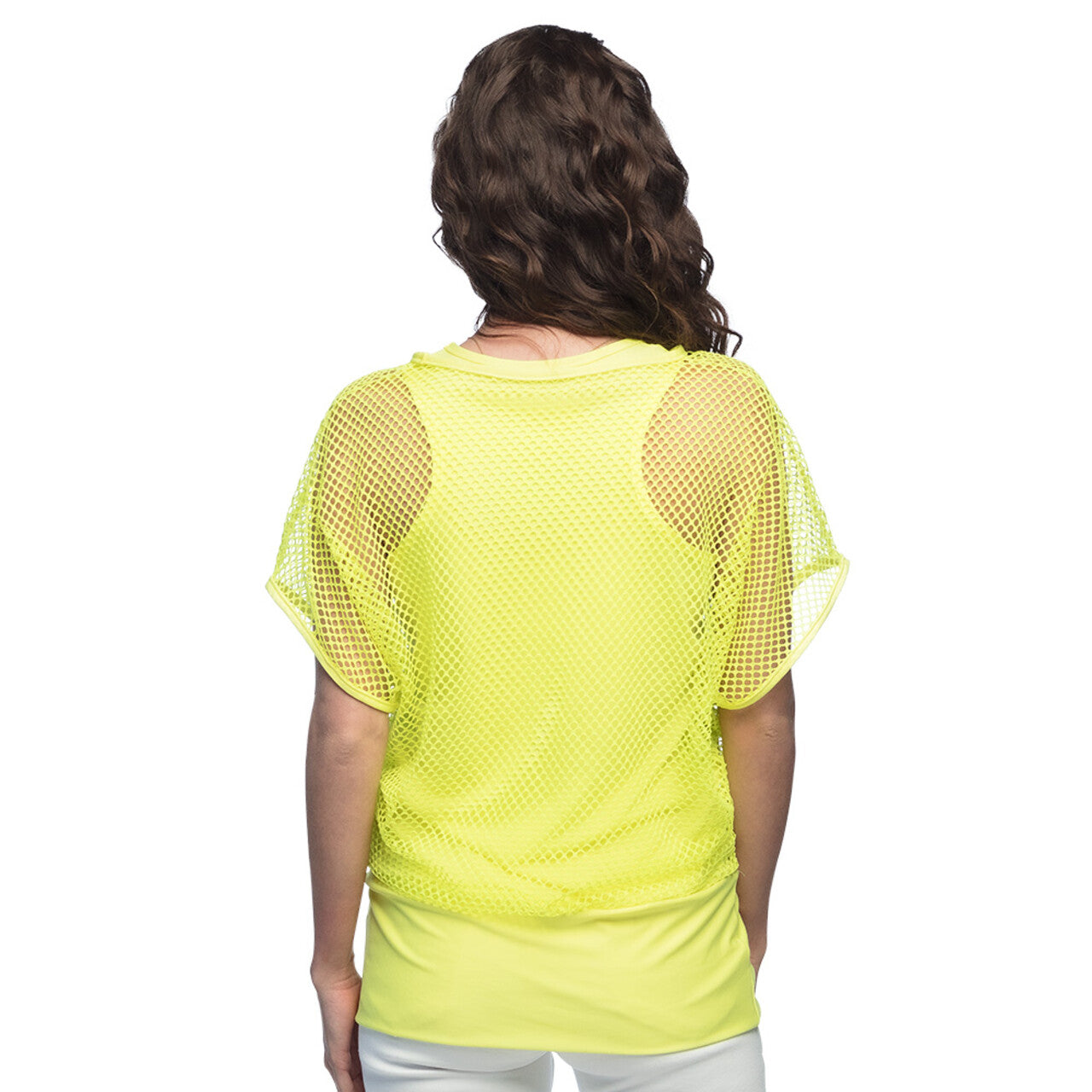 Op deze afbeelding zie je een Kostuums, van het merk Boland. Sunny Dance Shirt Visnet Geel Vrouw