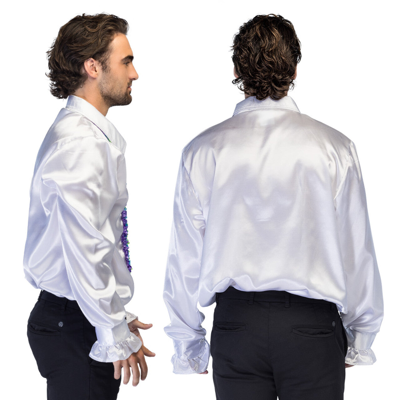 Op deze afbeelding zie je een Kostuums, van het merk Boland. Blouse Mr. Colourful Pride Man Kostuum