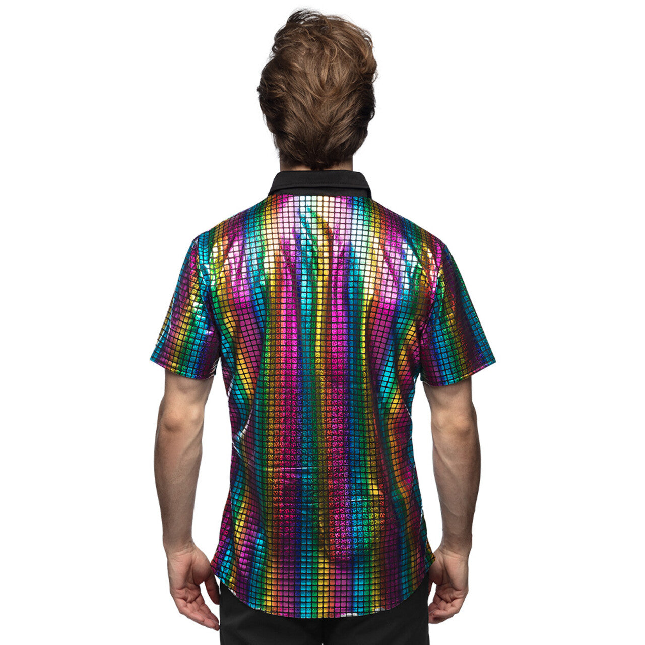 Op deze afbeelding zie je een Kostuums, van het merk Boland. Diamond Rainbow Stripes Overhemd Man