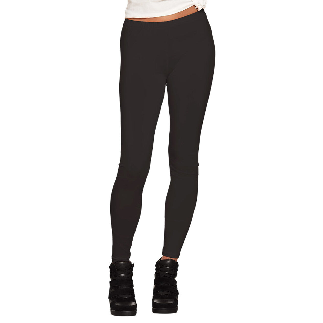Op deze afbeelding zie je een Kostuums, van het merk Boland. Dekkende Stretch Legging Zwart Vrouw