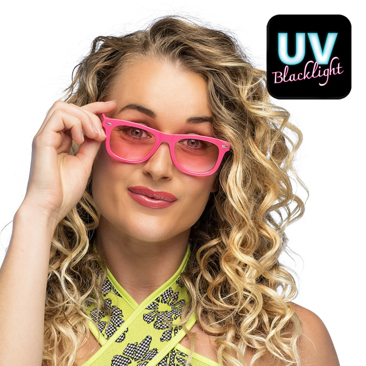 Op deze afbeelding zie je een Accessoires, van het merk Boland. Alles Is Mooier Roze Bril