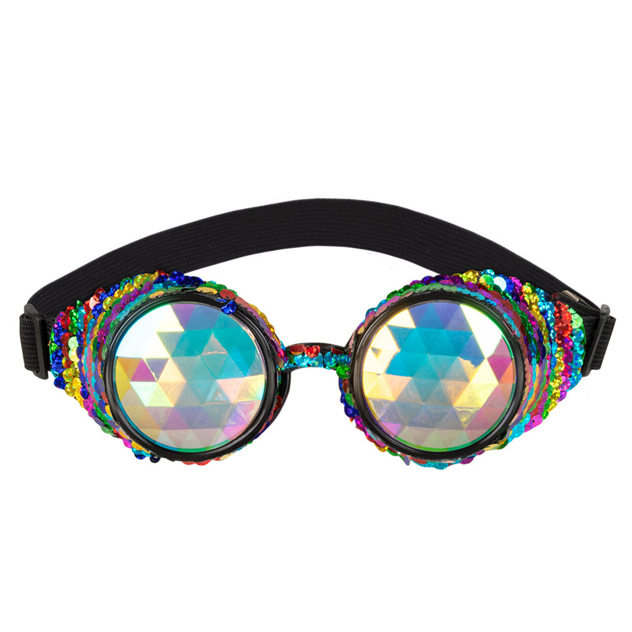 Op deze afbeelding zie je een Accessoires, van het merk Boland. Partybril Mirage Regenboog