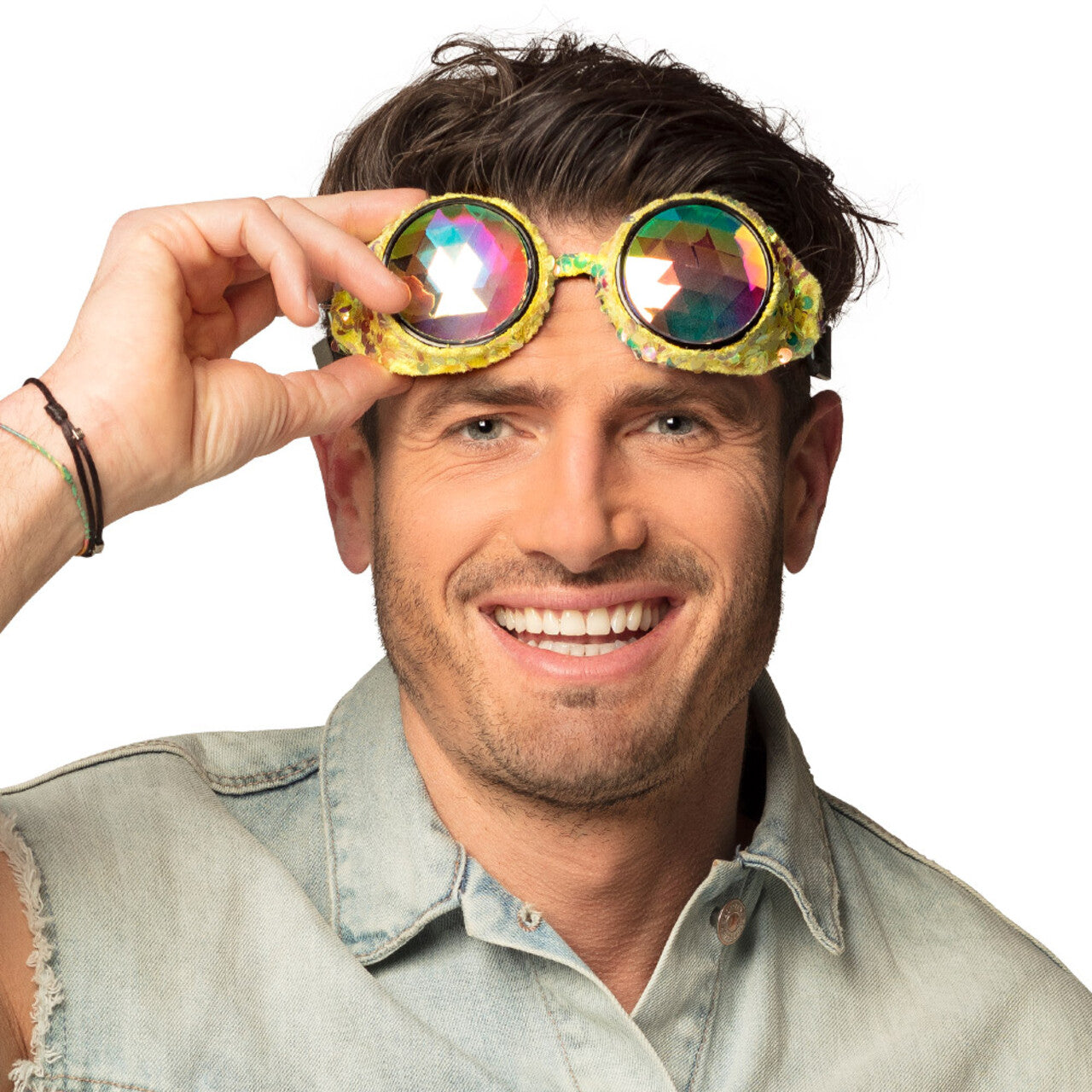 Op deze afbeelding zie je een Accessoires, van het merk Boland. Illusie In Goud Bril