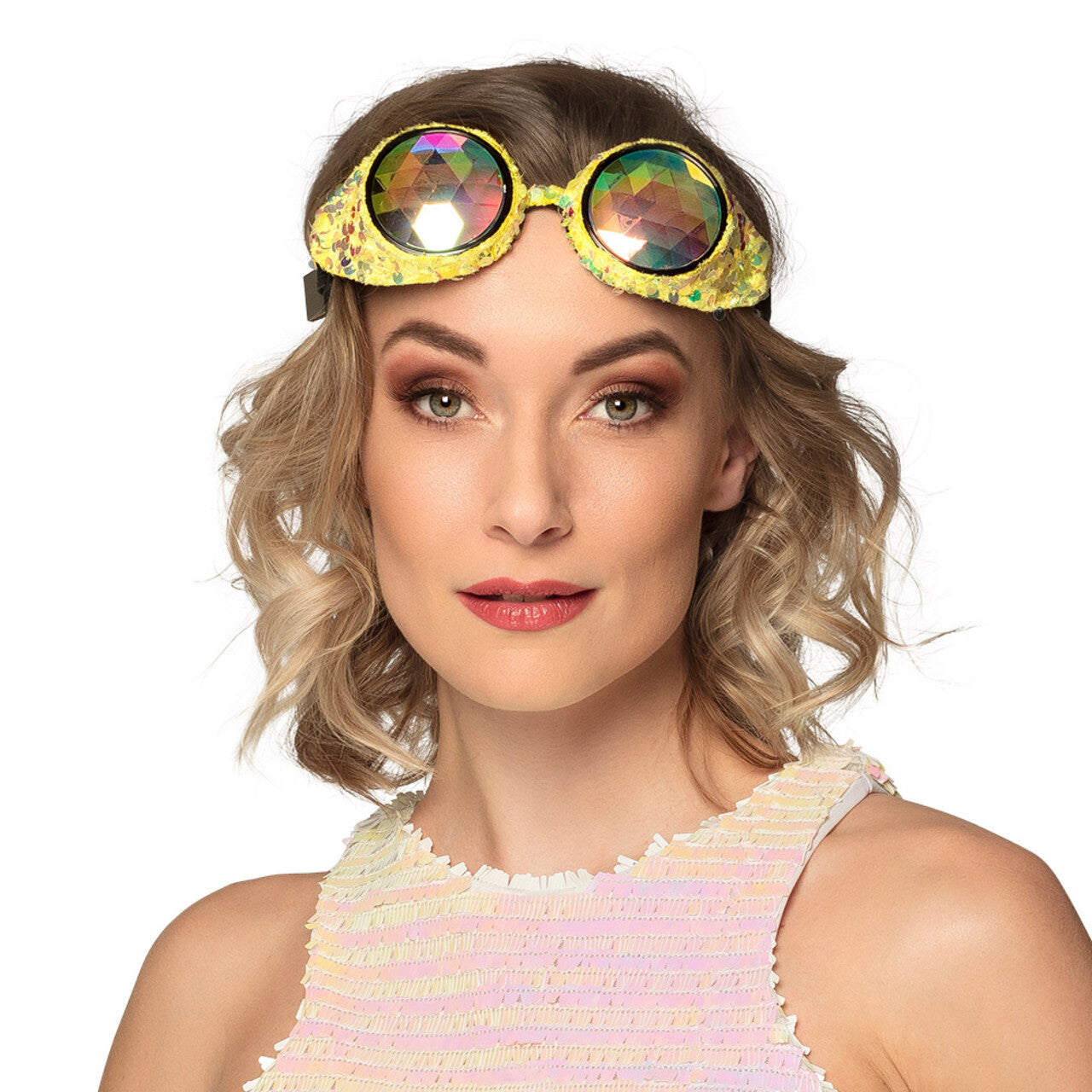 Op deze afbeelding zie je een Accessoires, van het merk Boland. Illusie In Goud Bril
