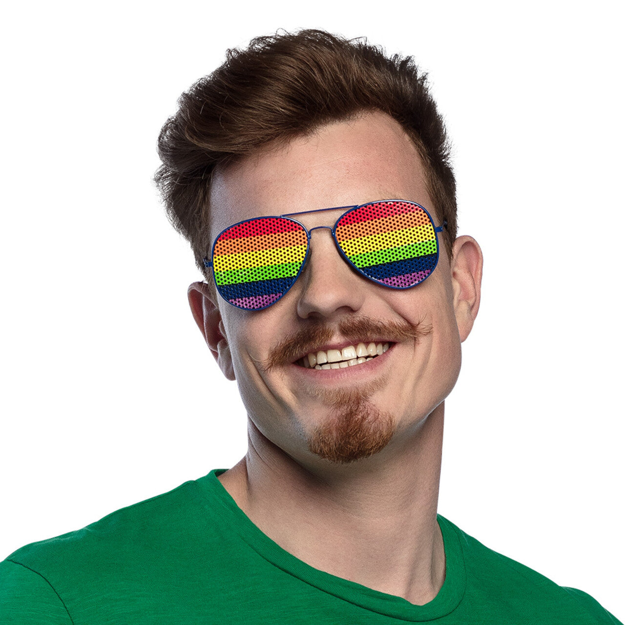 Op deze afbeelding zie je een Accessoires, van het merk Boland. Partybril Rainbow World