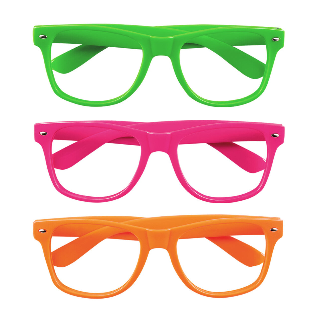 Op deze afbeelding zie je een Accessoires, van het merk Boland. Set Van 3 Neon Brillen