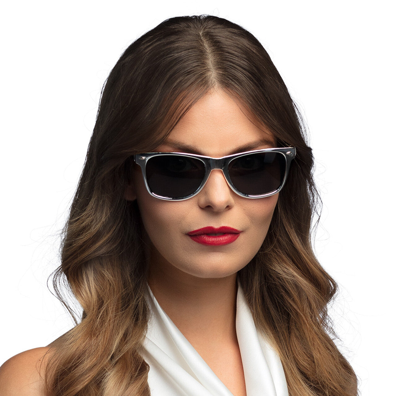 Op deze afbeelding zie je een Accessoires, van het merk Boland. Partybril Metallic Zilver