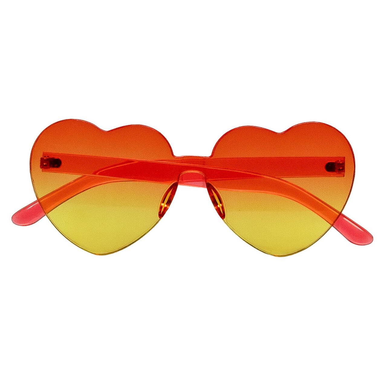 Op deze afbeelding zie je een Accessoires, van het merk Boland. Partybril Oranje Hartjes