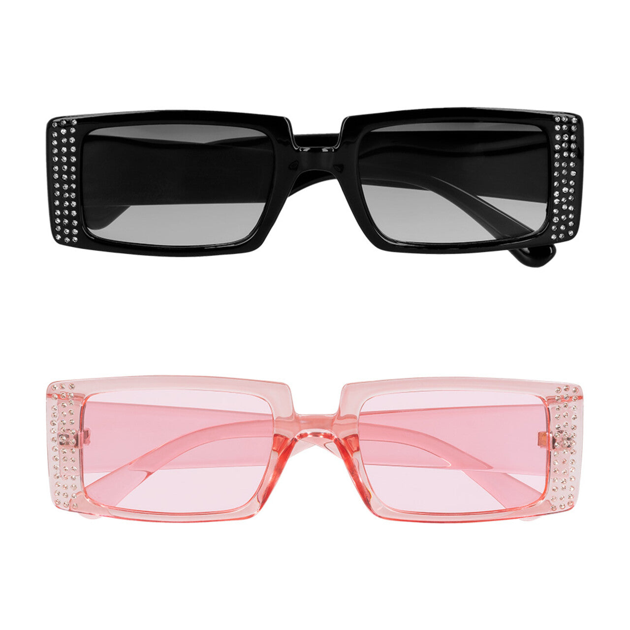 Op deze afbeelding zie je een Accessoires, van het merk Boland. Escape Duo Partybrillen Roze En Zwart