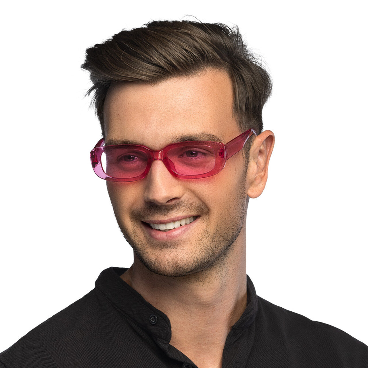 Op deze afbeelding zie je een Accessoires, van het merk Boland. Set Van 2 Partybrillen Techno