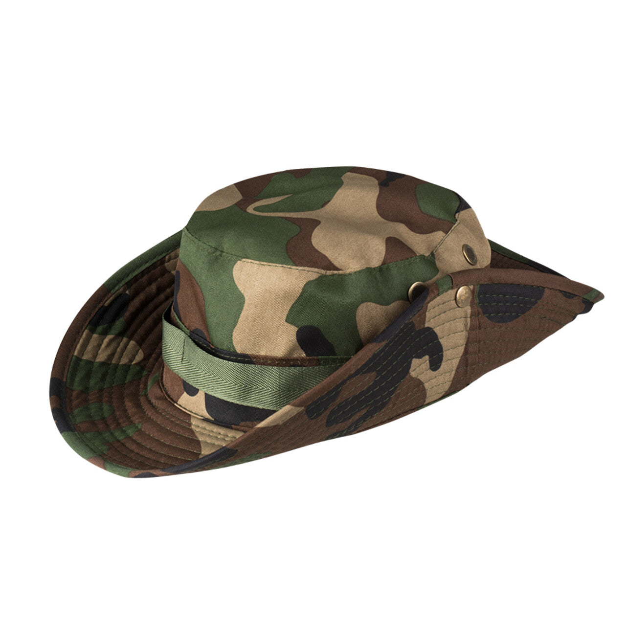 Op deze afbeelding zie je een Accessoires, van het merk Boland. Hoed Soldaat Jungle Camouflage
