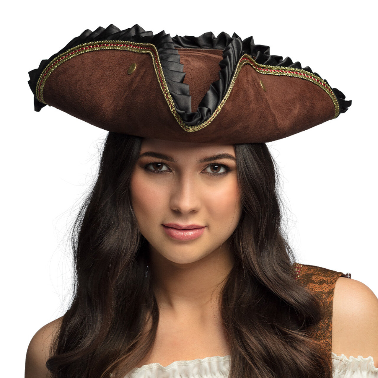 Op deze afbeelding zie je een Accessoires, van het merk Boland. Piratenhoed Evalyn