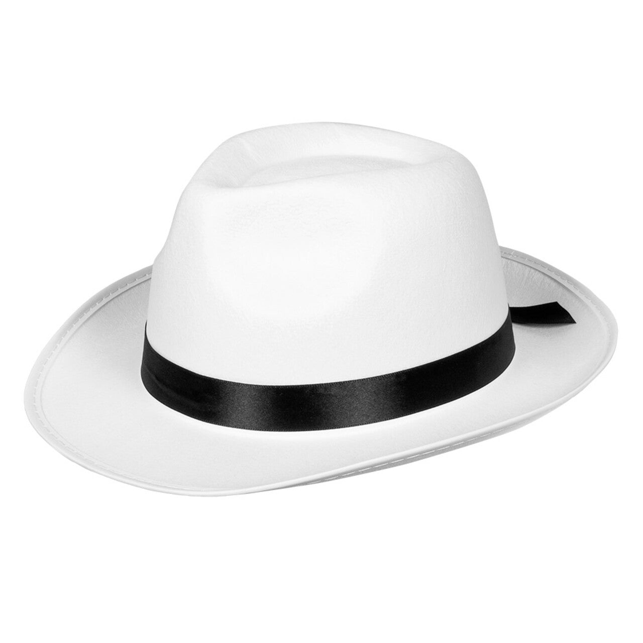Op deze afbeelding zie je een Accessoires, van het merk Boland. Hoed Maffia Wit