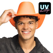 Op deze afbeelding zie je een Accessoires, van het merk Boland. Cowboyhoed Blaze Uv Oranje