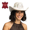 Crystal Chaos Cowboyhoed Beige
