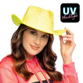 Aurora Strass Cowboyhoed Neongeel Uv