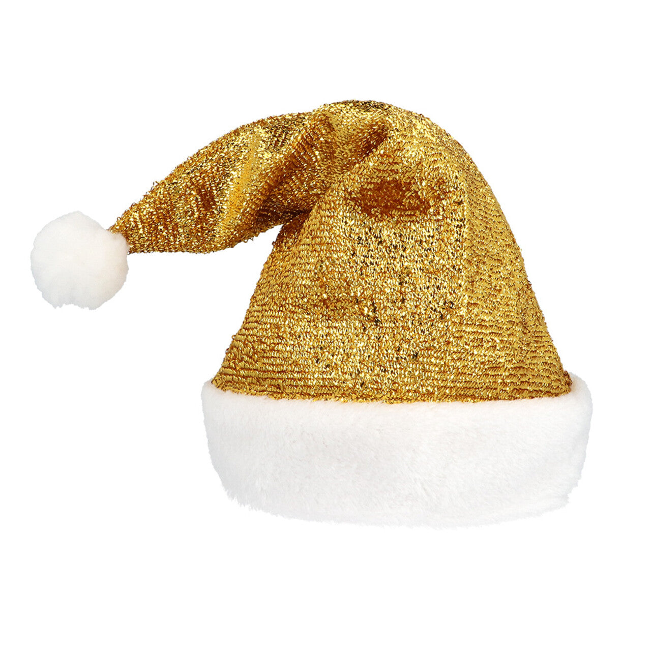 Op deze afbeelding zie je een Accessoires, van het merk Boland. Kerstmuts Goud