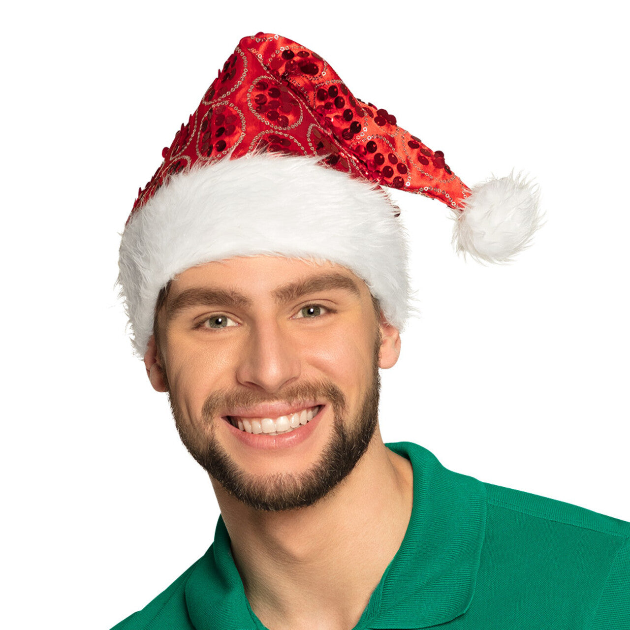 Op deze afbeelding zie je een Accessoires, van het merk Boland. Kerstmuts Dangling Rood