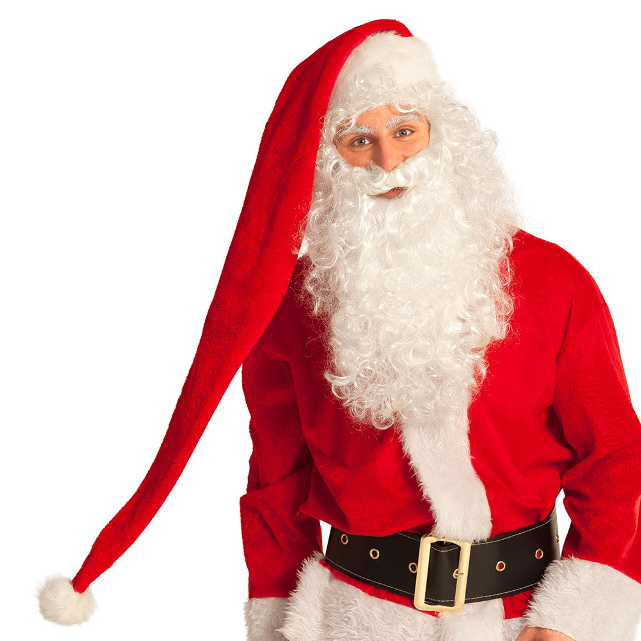 Op deze afbeelding zie je een Accessoires, van het merk Boland. Superlange Kerstmuts Santa XXL