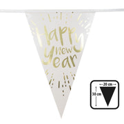 Op deze afbeelding zie je een Decoratie, van het merk Boland. Folie Vlaggenlijn Oud En Nieuw Happy New Year