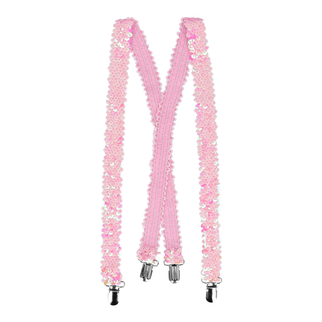 Op deze afbeelding zie je een Accessoires, van het merk Boland. Party Pailletten Set Roze