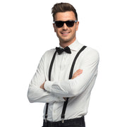 Op deze afbeelding zie je een Accessoires, van het merk Boland. Gentleman Party Set Zwart