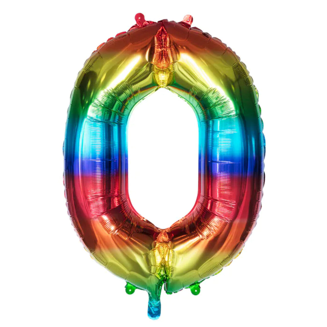 Op deze afbeelding zie je een Decoratie, van het merk Boland. Folieballon Cijfer Regenboog Groot (86cm)