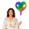 Folieballon Rainbow Love Hart Regenboog