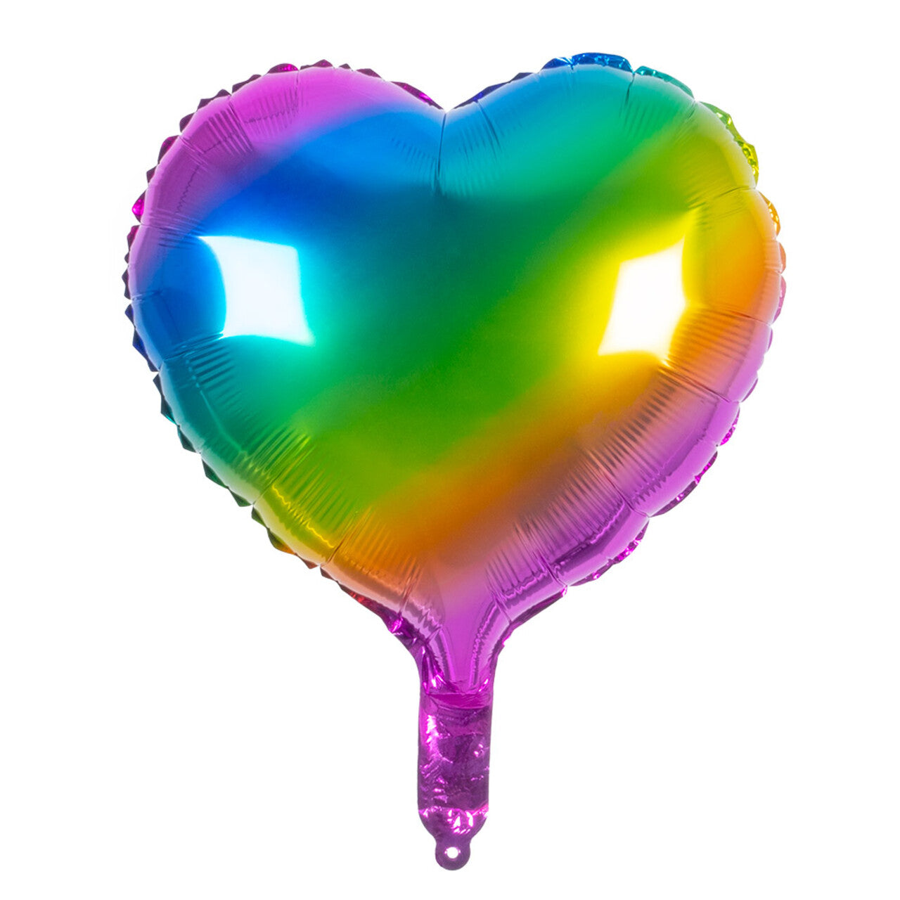Op deze afbeelding zie je een Decoratie, van het merk Boland. Folieballon Rainbow Love Hart Regenboog