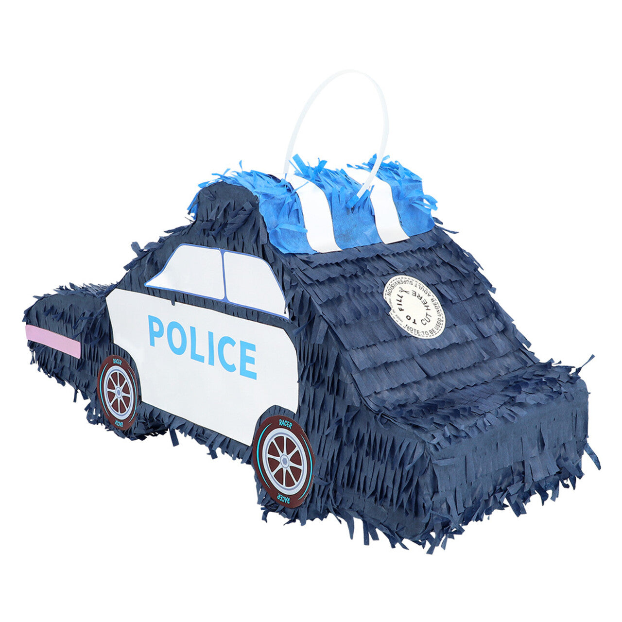 Op deze afbeelding zie je een Decoratie, van het merk Boland. Piñata Politieauto