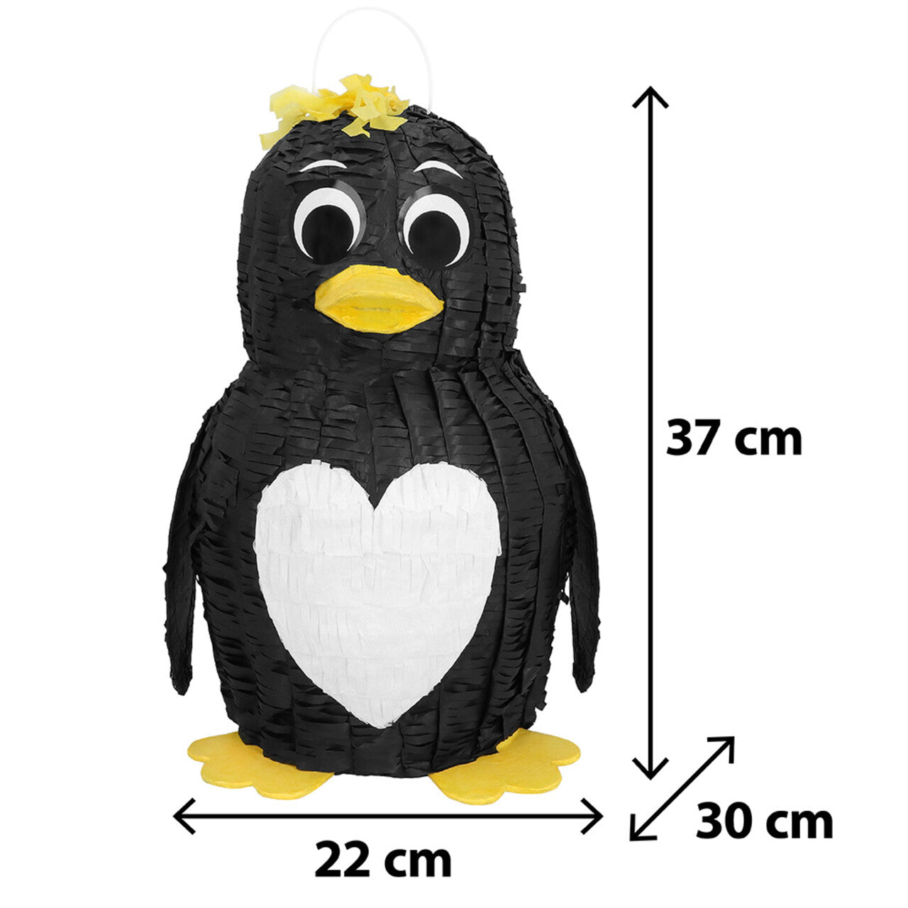 Op deze afbeelding zie je een Decoratie, van het merk Boland. Piñata Punch Punch Pinguin