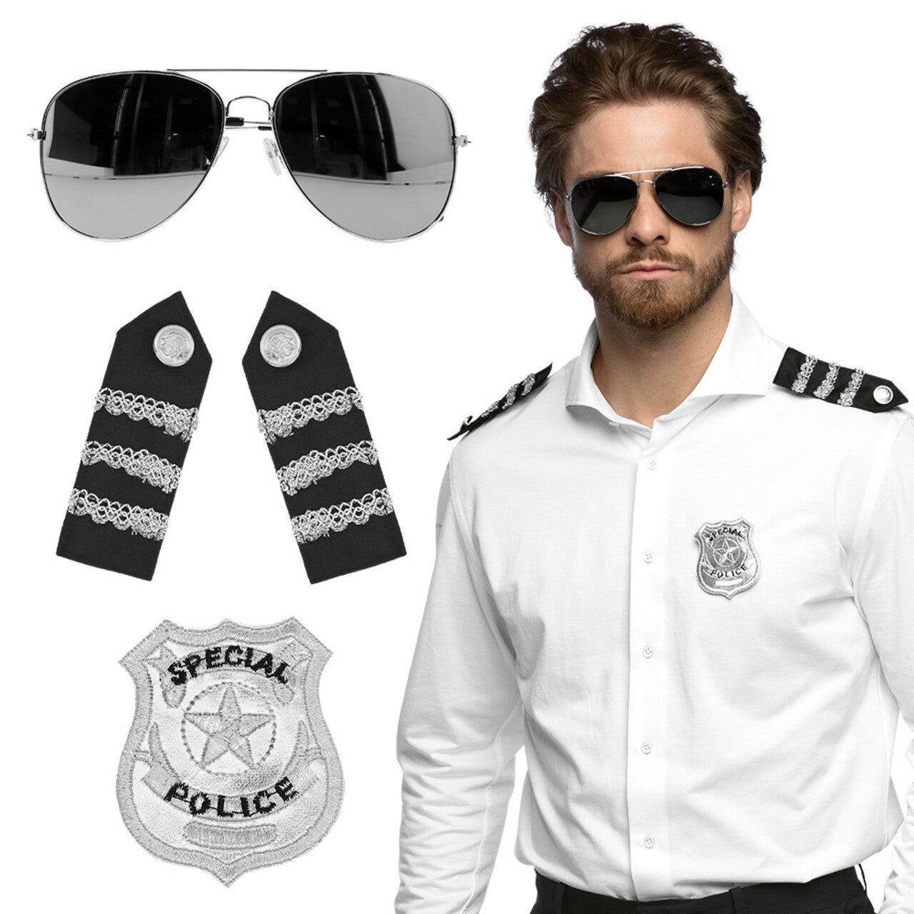 Op deze afbeelding zie je een Accessoires, van het merk Boland. Accessoire Set Special Politieagent