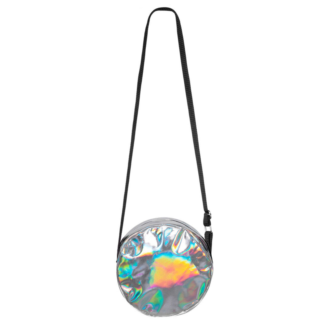 Op deze afbeelding zie je een Accessoires, van het merk Boland. Schoudertasje Holo Zilver (Ø 20 Cm)