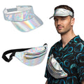 Set Holo Festival Zilver (Zonneklep En Heuptasje)