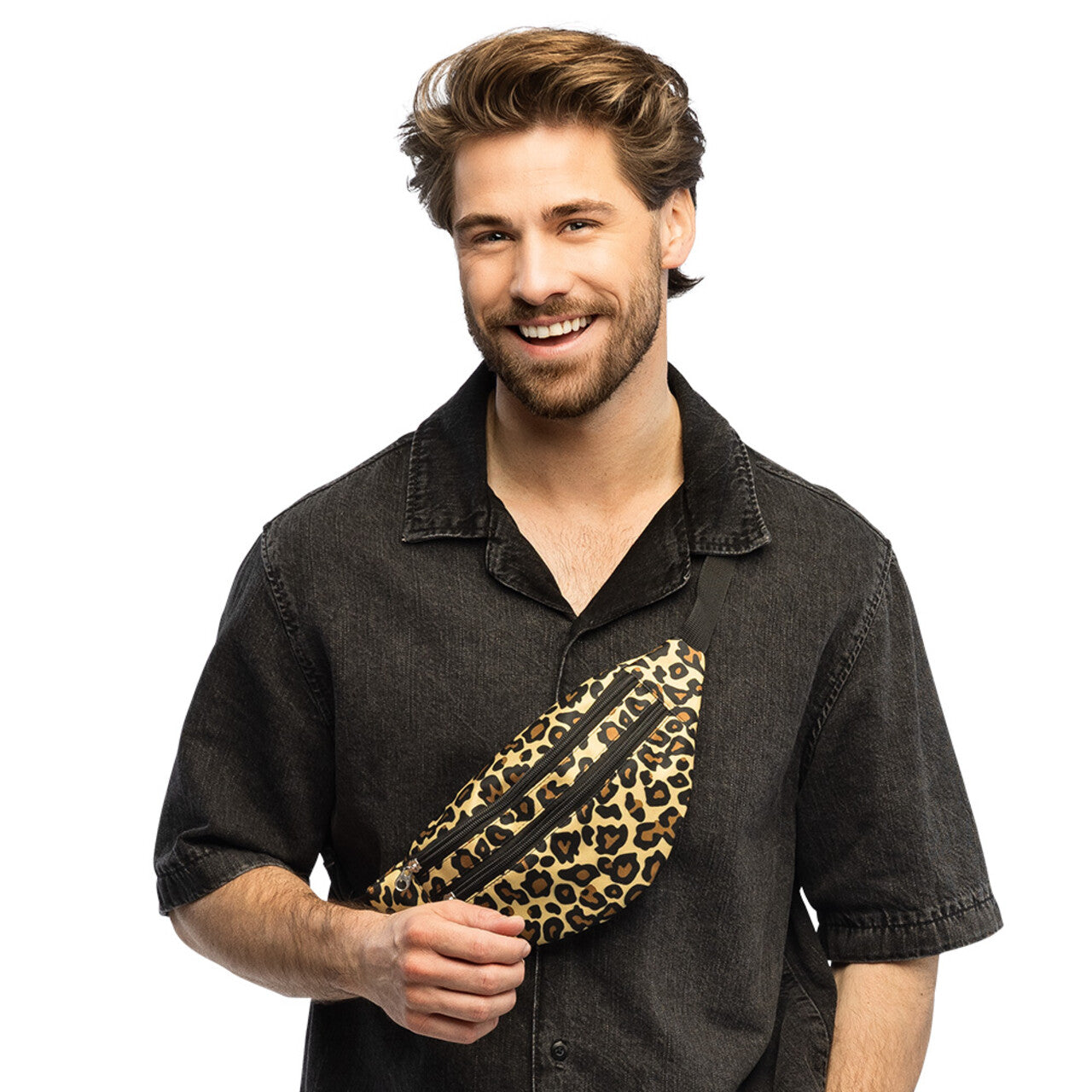 Op deze afbeelding zie je een Accessoires, van het merk Boland. Festival Heuptas Leopard