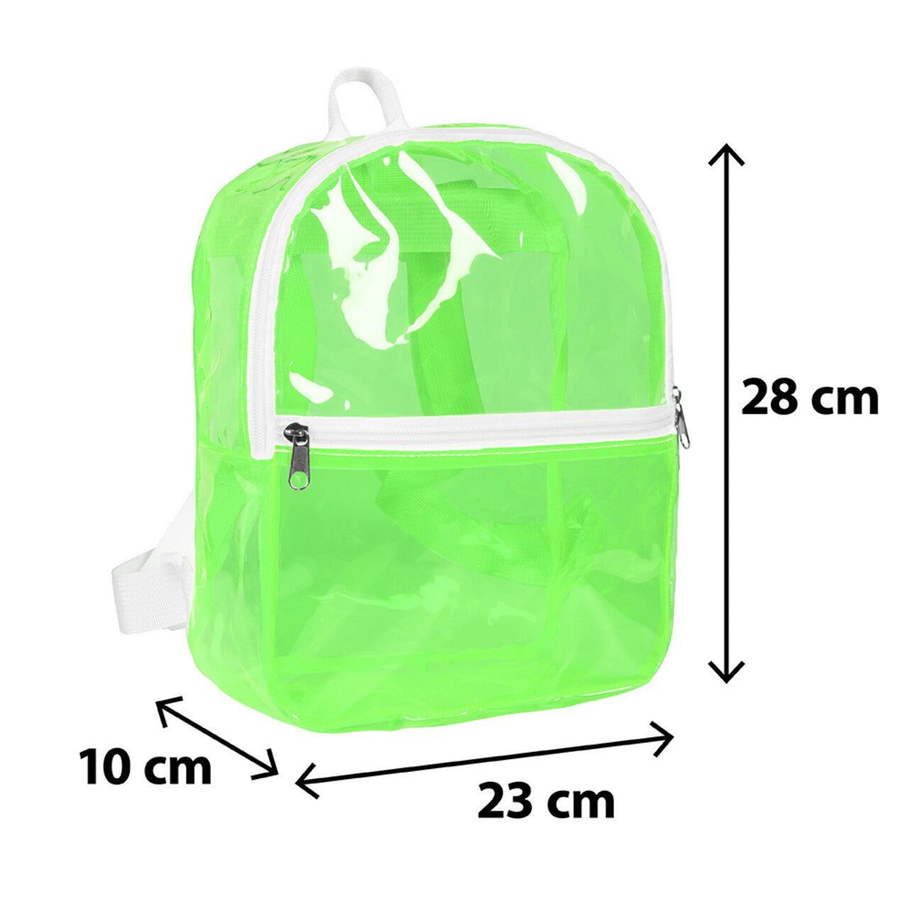Op deze afbeelding zie je een Accessoires, van het merk Boland. Handige Rugzak Doorzichtig Groen