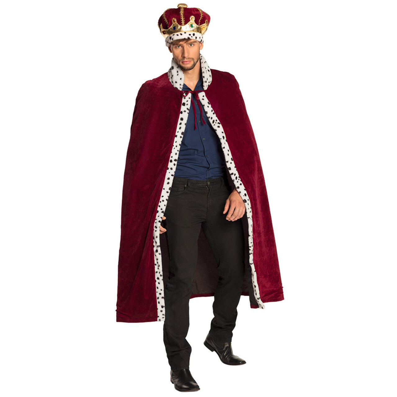 Op deze afbeelding zie je een Kostuums, van het merk Boland. Set Majesteit Man Kostuum