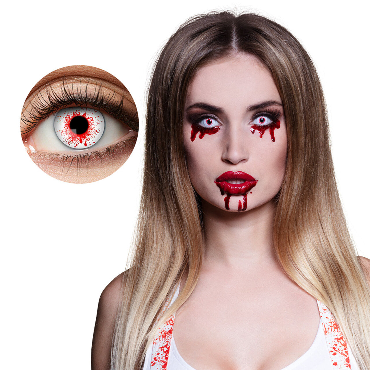 Op deze afbeelding zie je een Accessoires, van het merk Boland. Lenzen Blood Eyes