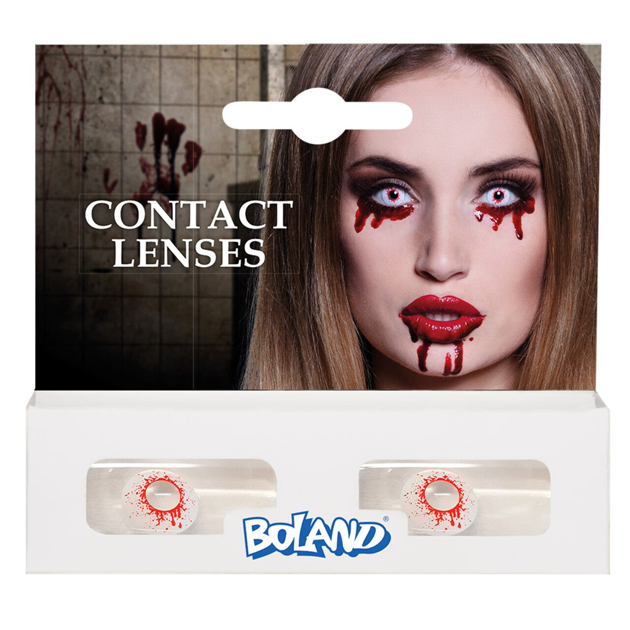 Op deze afbeelding zie je een Accessoires, van het merk Boland. Lenzen Blood Eyes