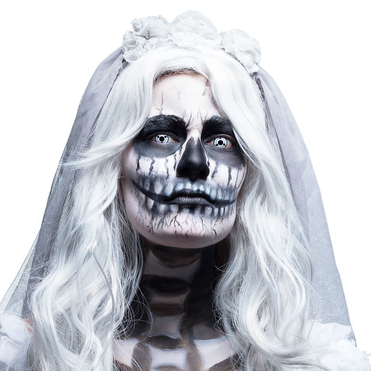 Op deze afbeelding zie je een Accessoires, van het merk Boland. Paar 3-Maandslenzen Ghost Bride
