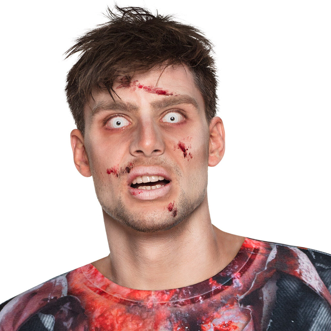 Op deze afbeelding zie je een Accessoires, van het merk Boland. Weeklenzen Zombielook