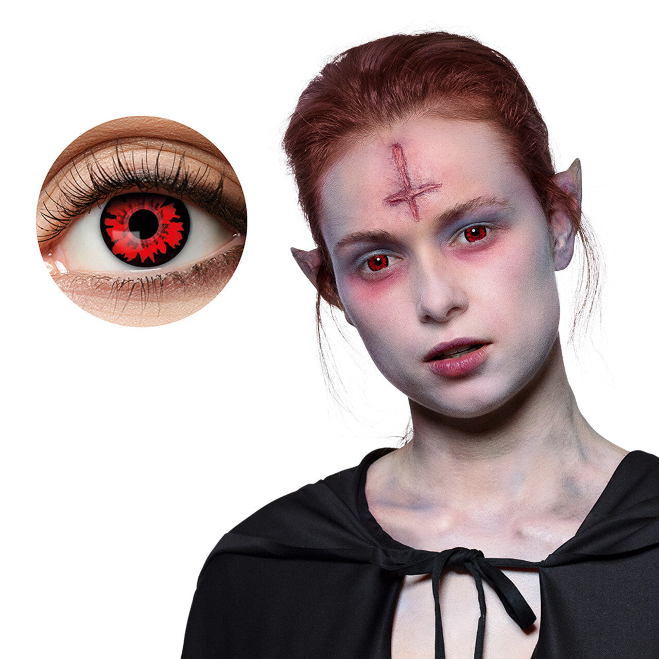 Op deze afbeelding zie je een Accessoires, van het merk Boland. Weeklenzen Exorcist Rood