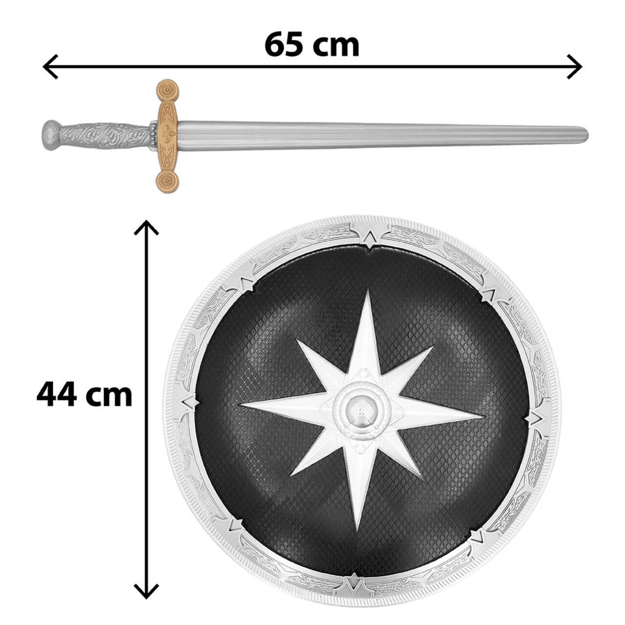 Op deze afbeelding zie je een Accessoires, van het merk Boland. Zwaard En Schild Ridder Brimstone